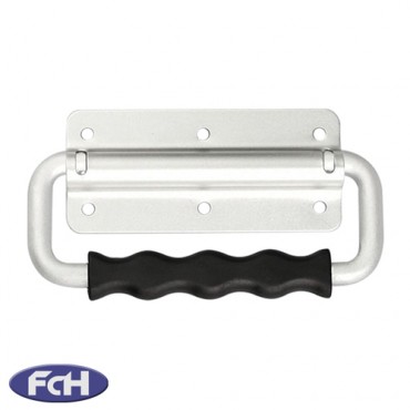 Un-Sprung Surface Mount Aluminium Handle with Moulded Grip
